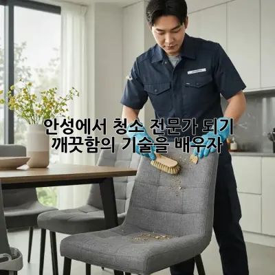 안성에서 청소 전문가 되기: 깨끗함의 기술을 배우자!