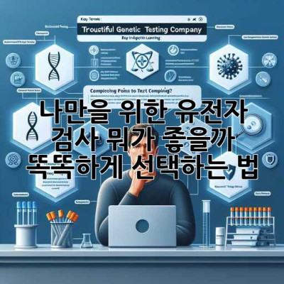 나만을 위한 유전자 검사, 뭐가 좋을까? 🤔 똑똑하게 선택하는 법!