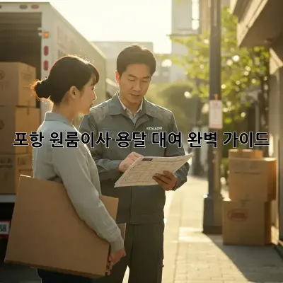 포항 원룸이사? 용달 대여 완벽 가이드!