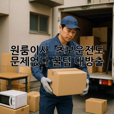 원룸이사 🚚 초보운전도 문제없다! 꿀팁 대방출🍯
