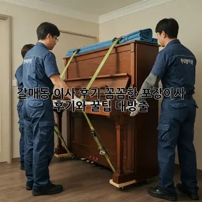 갈매동 이사 후기: 꼼꼼한 포장이사 후기와 꿀팁 대방출! ✨